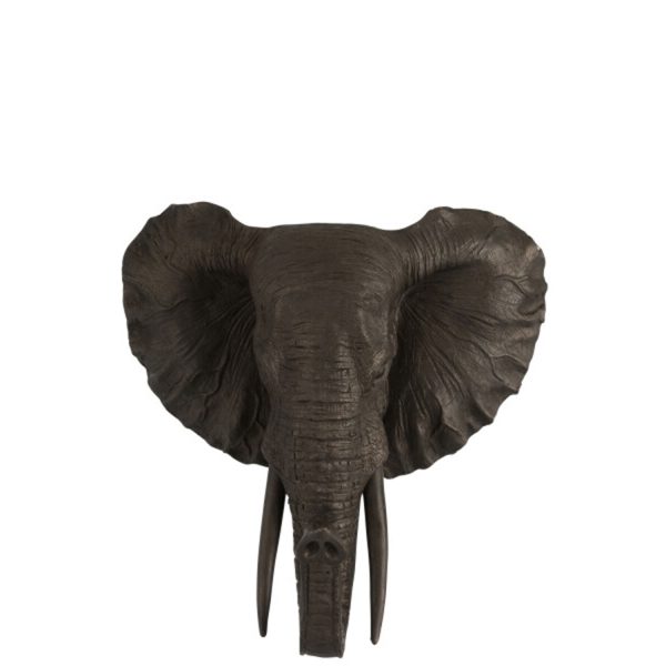 Figure Elephant Hanging Poly Brown