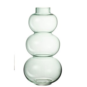Vase Globes Glass Green Large