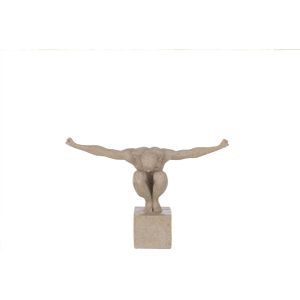 Sportsman On Base Marble Poly Sand Small