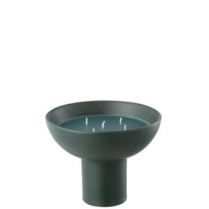 Scented Candle Ceramic Cup Dark Green-12h