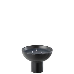 Scented Candle Ceramic Cup Black Small-12h