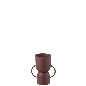 Vase Cup Iron Maroon