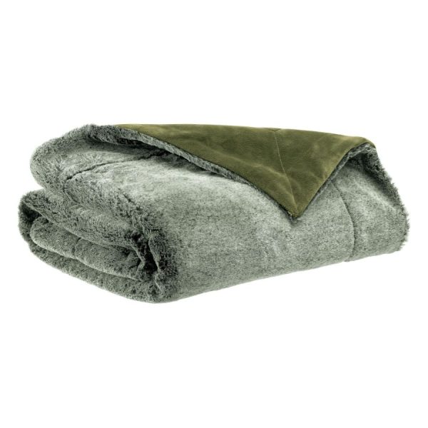 Ριχτάρι διακοσμητικό Vivaraise Kinta Olive 130x160
