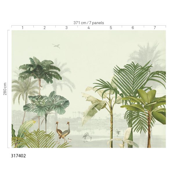 Ταπετσαρία Eijffinger Oasis  Panel   317400-317402 3.70x2.80 - Image 6