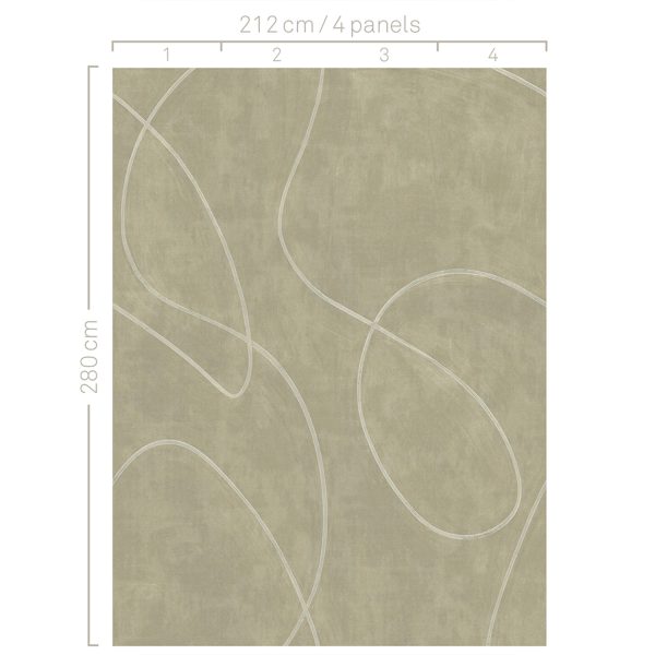 Ταπετσαρία Eijffinger Panel Artifact 312485-312487 2.12x2.80 - Image 3