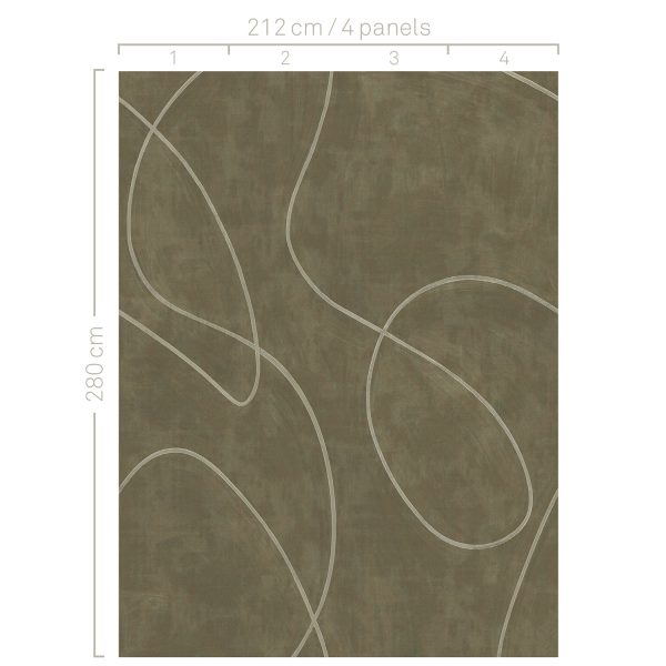 Ταπετσαρία Eijffinger Panel Artifact 312485-312487 2.12x2.80 - Image 6