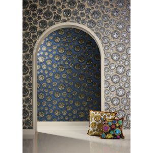 Ταπετσαρία A.S. Création VERSACE HOME «MEDUSA, METALLICS»