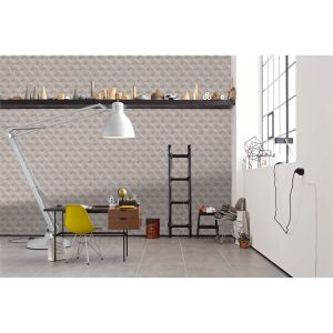 Ταπετσαρία A.S. Création living walls Titanium 3 Tile