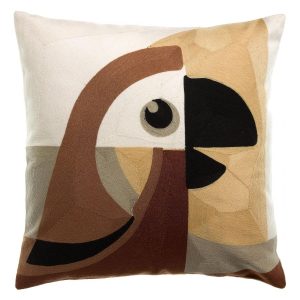 Μαξιλάρι διακοσμητικό Vivaraise Loro brode Natural 45x45